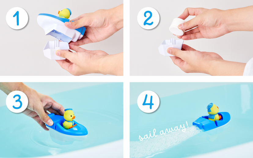 Duck Sailor Boat - Classic Shelf Charm