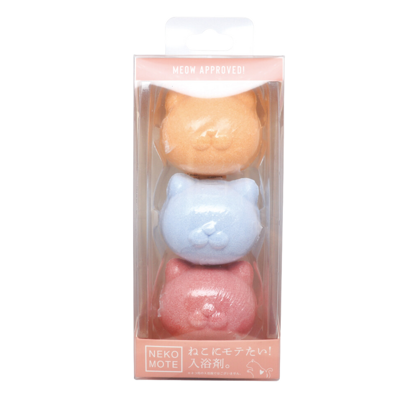 NekoMote Bath Ball Gift Set - Cozy Sweet Choice